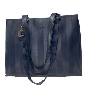🧿🪬BEAUTIFUL TOTE BAG FENDI NAVY BLUE AUTH🧿🪬